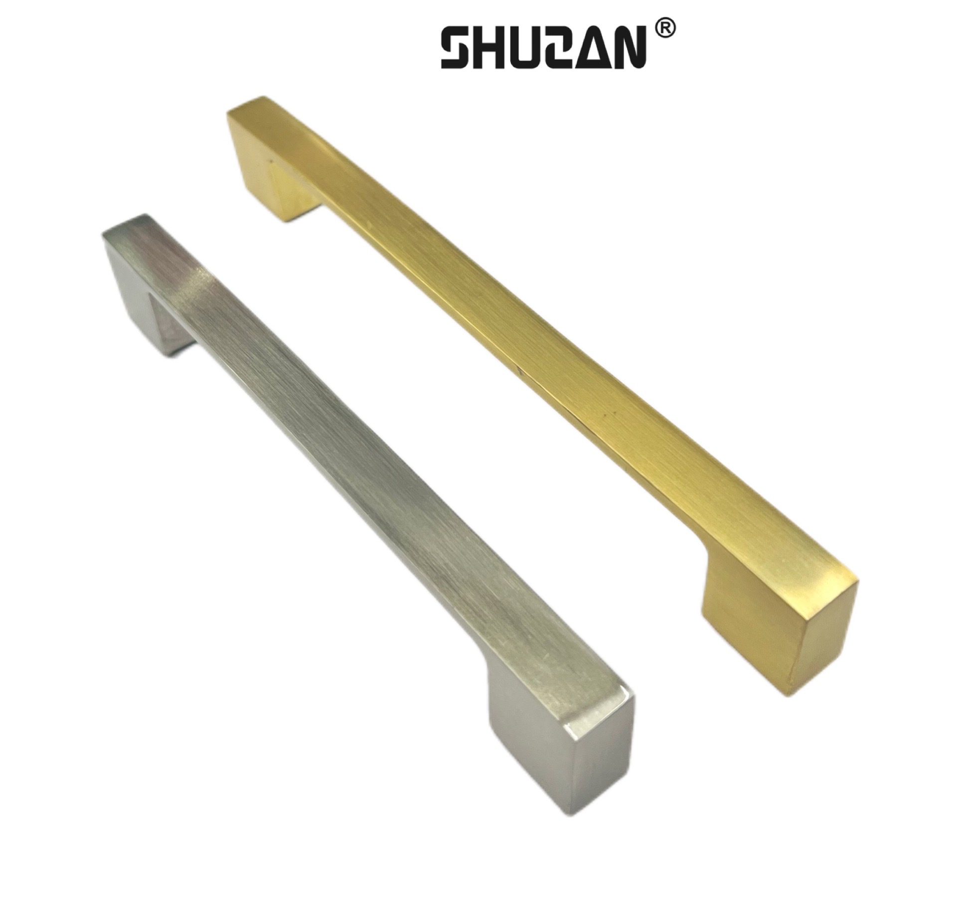 Shuzan, a well-known brand, offers custom-made European-style cabinet door handles with ice crack patterns, stainless steel door handles, door hardware accessories, and pebble design specifications details Picture
