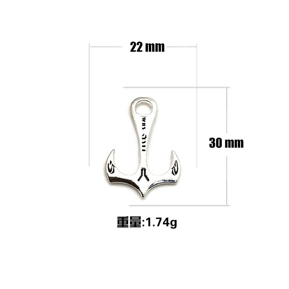 Single hole con gancho de barco ancla de aleación de zinc accesorios Y0540 Item Picture