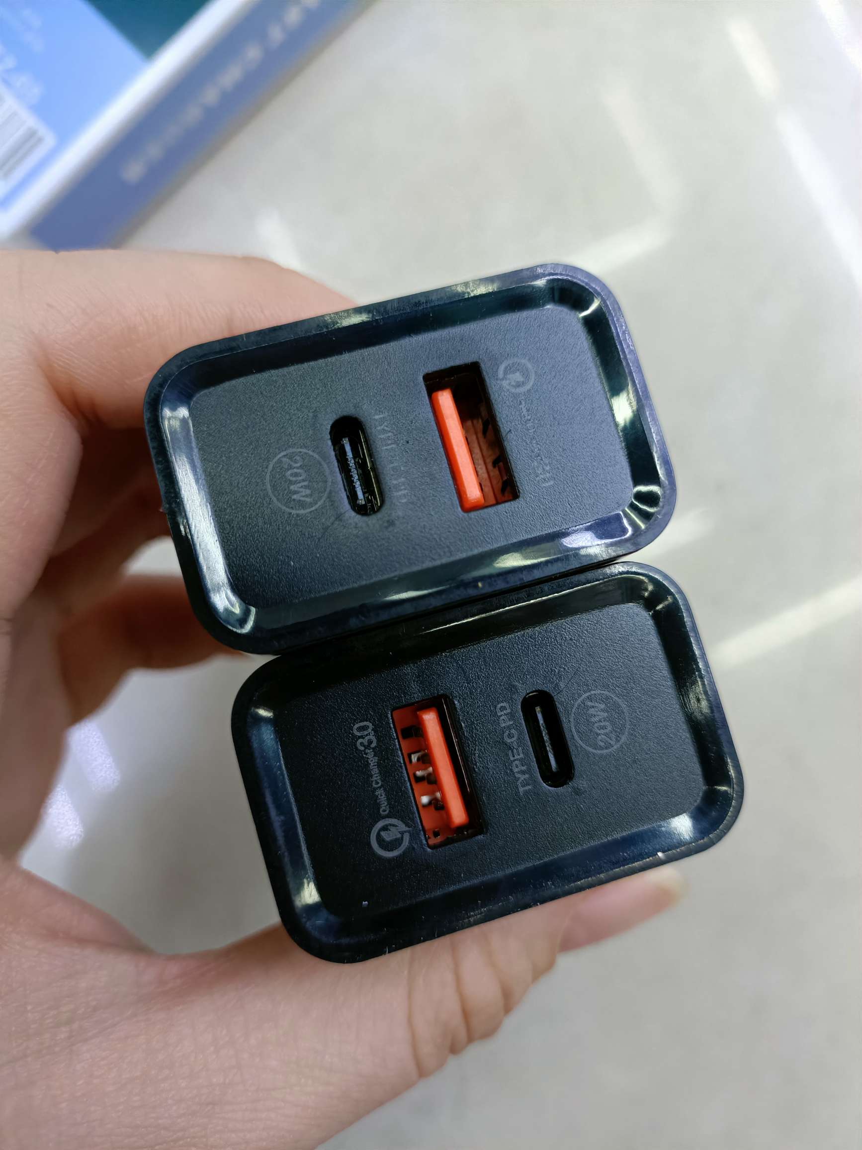 USB+PD cargador de teléfono con cabeza de carga euro/us Application Scenario