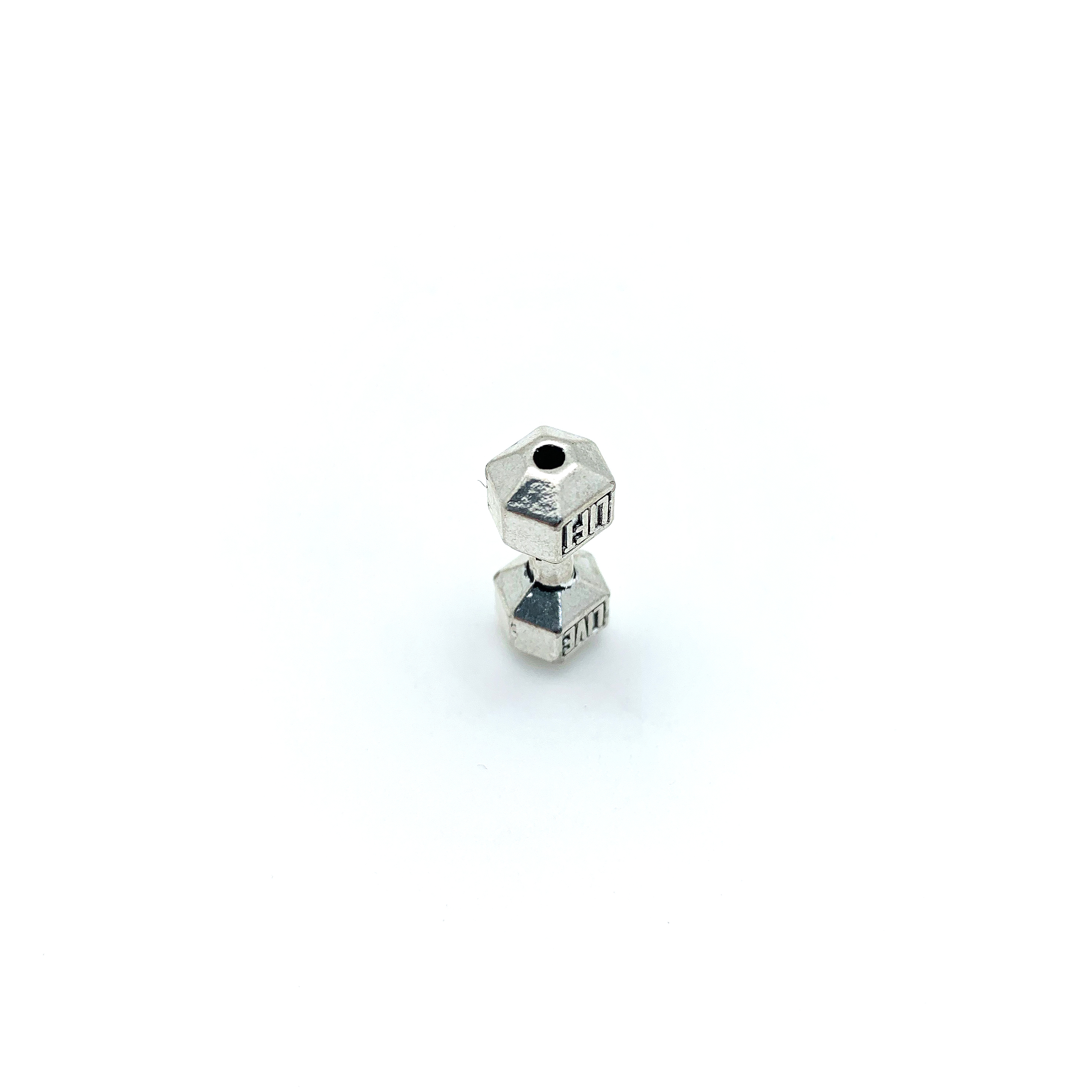 Small hole perforated dumbbell zinc alloy jewelry accessories wings and feathers Y033 Application Scenario