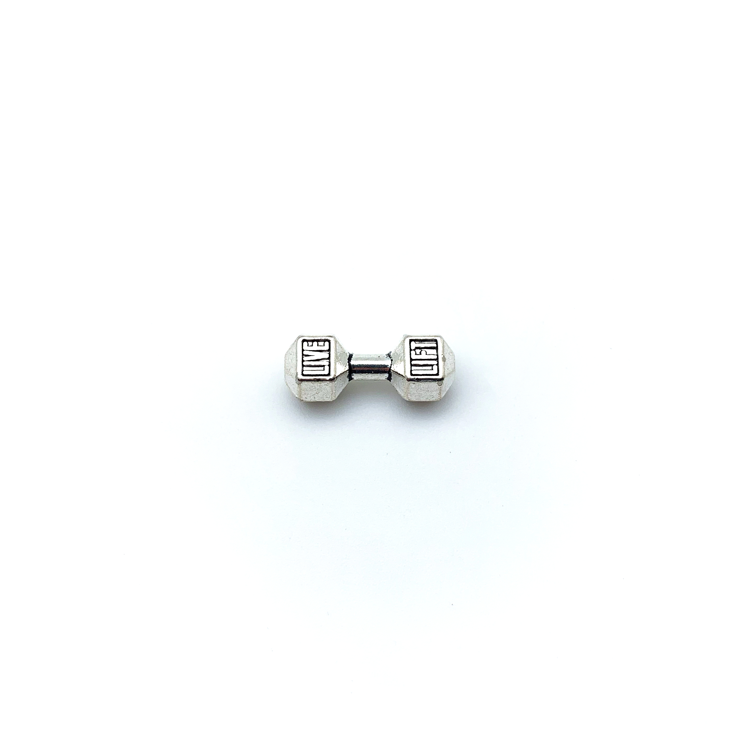 Small hole perforated dumbbell zinc alloy jewelry accessories wings and feathers Y033 Specification image