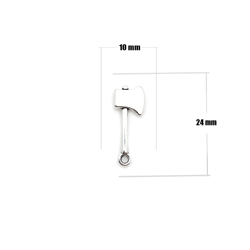 Single-hole zinc alloy jewelry accessory with hanging axe Y0429 Item Picture