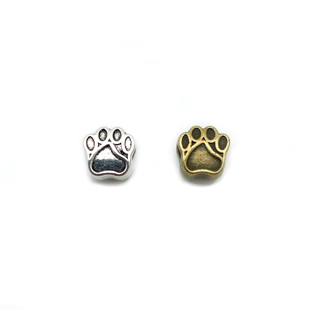 Large-hole bead bear claw zinc alloy jewelry accessory Y0442 details Picture