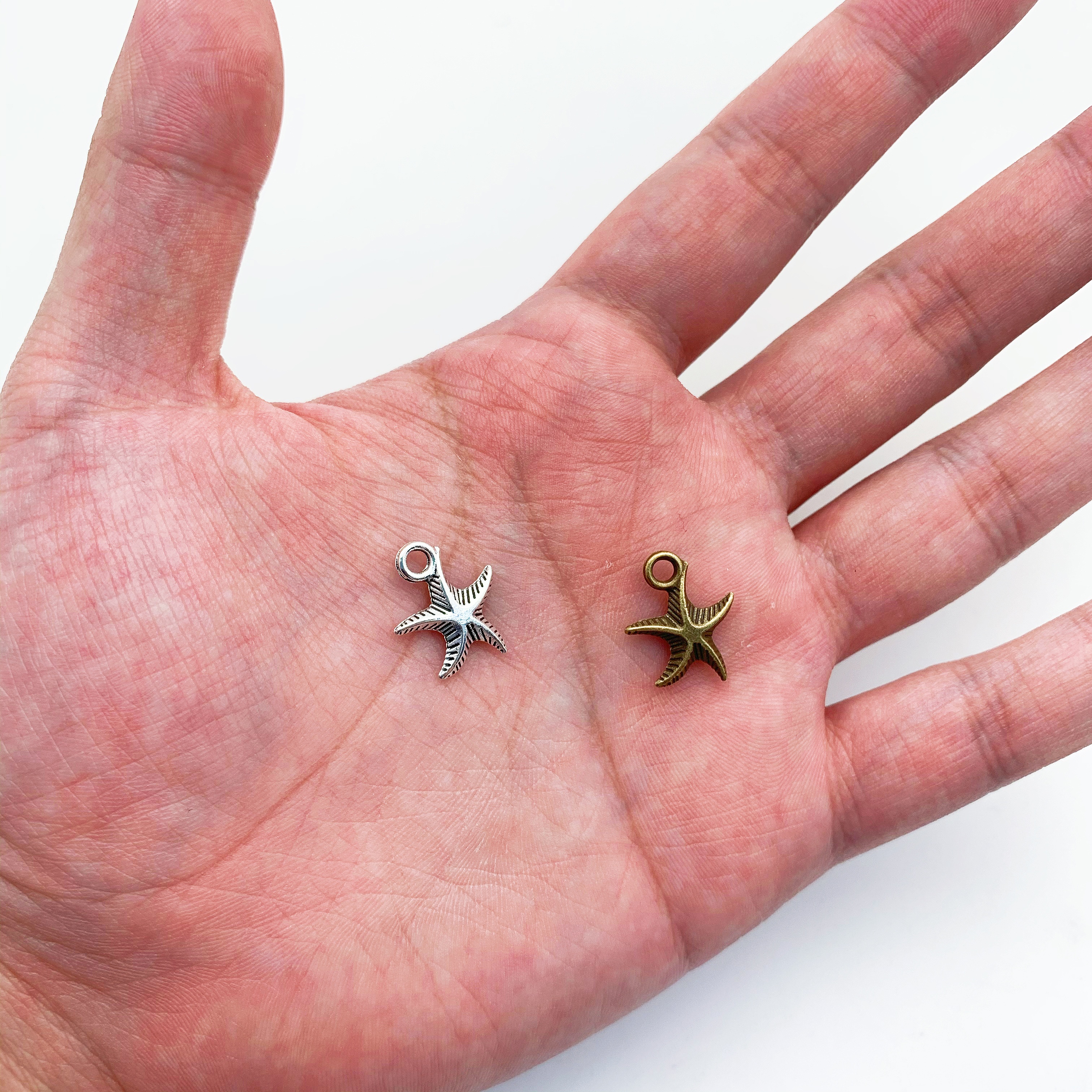 Single-hole suspended Star zinc alloy jewelry accessory Y0688 details Picture