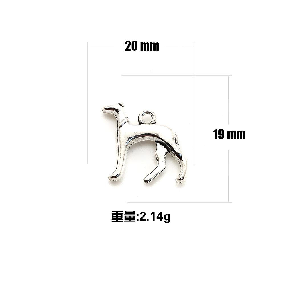 Single hole con colgante puppy alloy accessories Y0520 Item Picture