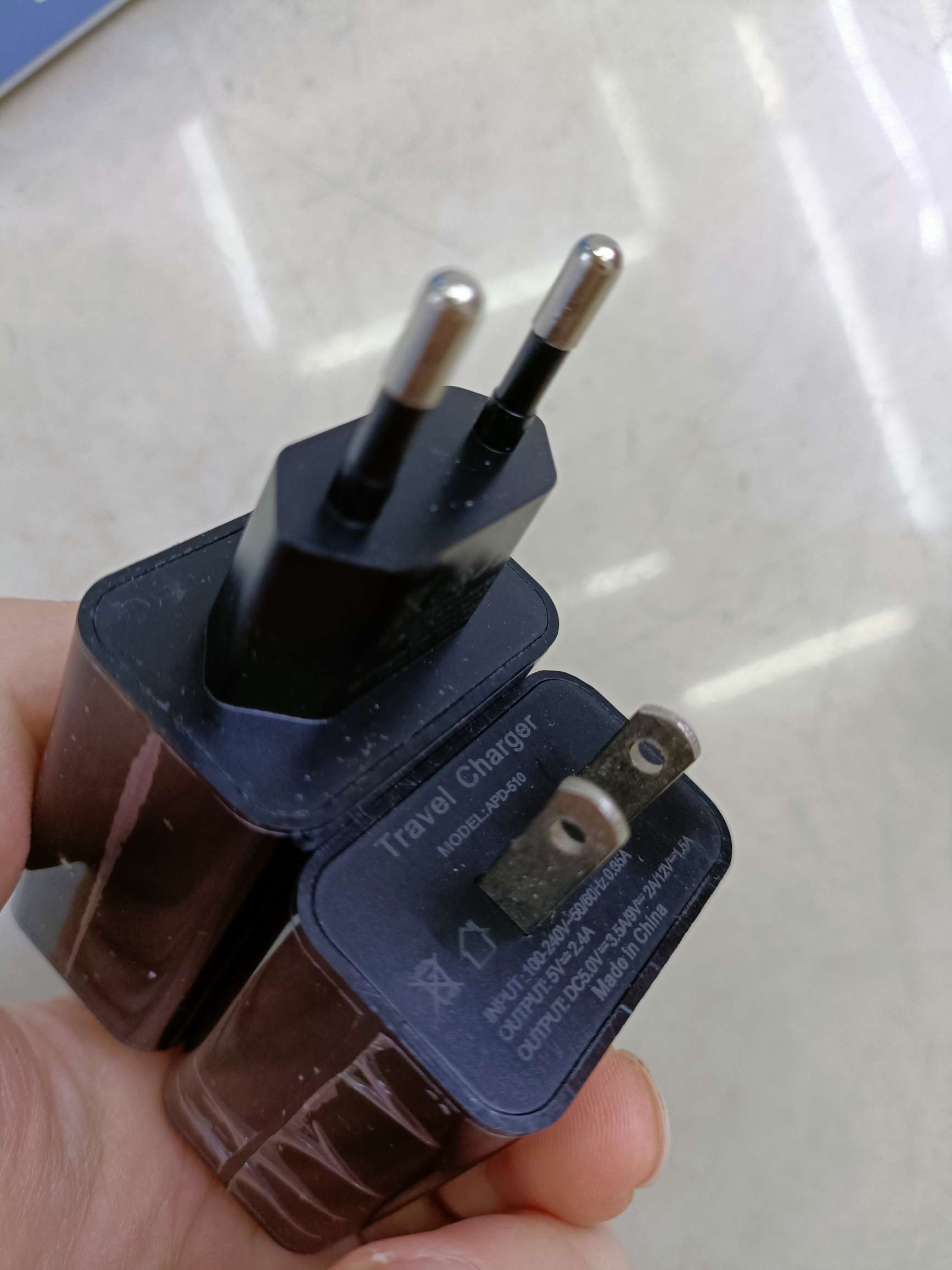 USB+PD cargador de teléfono con cabeza de carga euro/us Item Picture