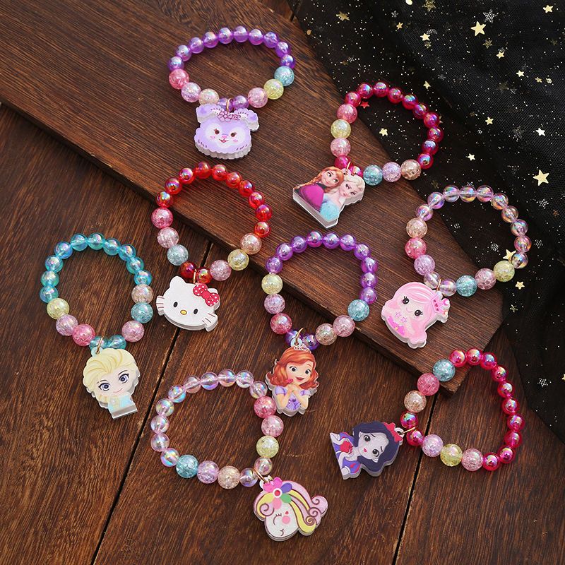 【多条装】发光儿童手链 卡通手链 公主手链发光 电子发光手链