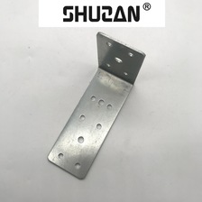 厂家直销 加厚铁L型角码 家具连接件层板托 90度直角支架十孔固定角铁