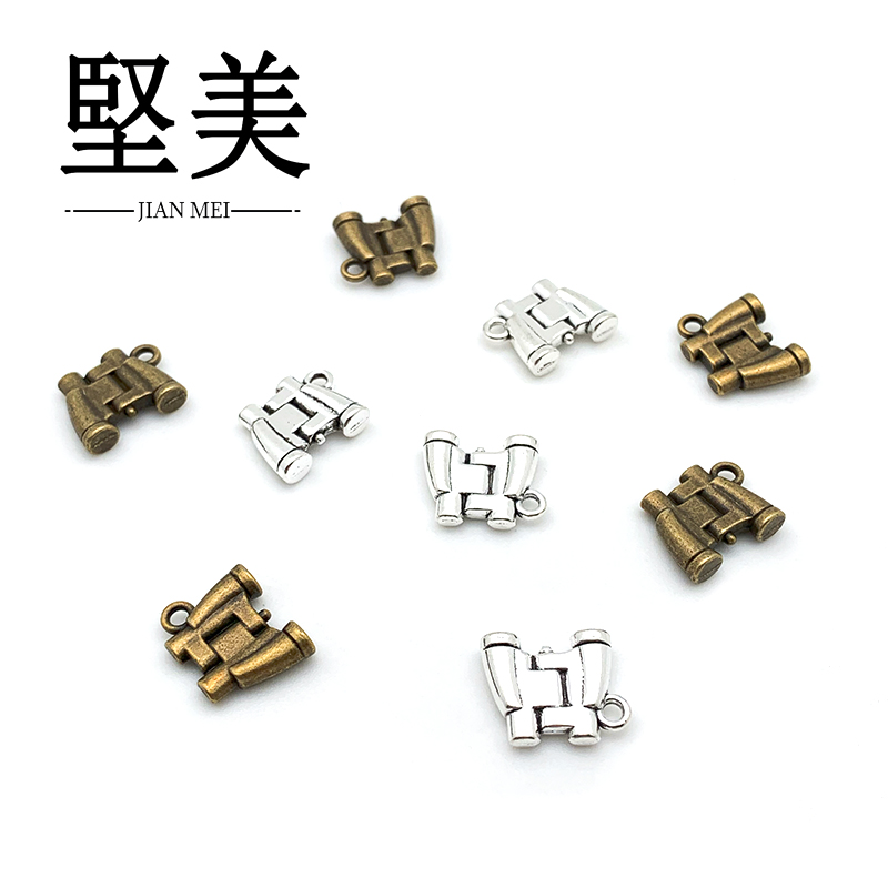 单孔带吊望远镜锌合金饰品配件Y0426