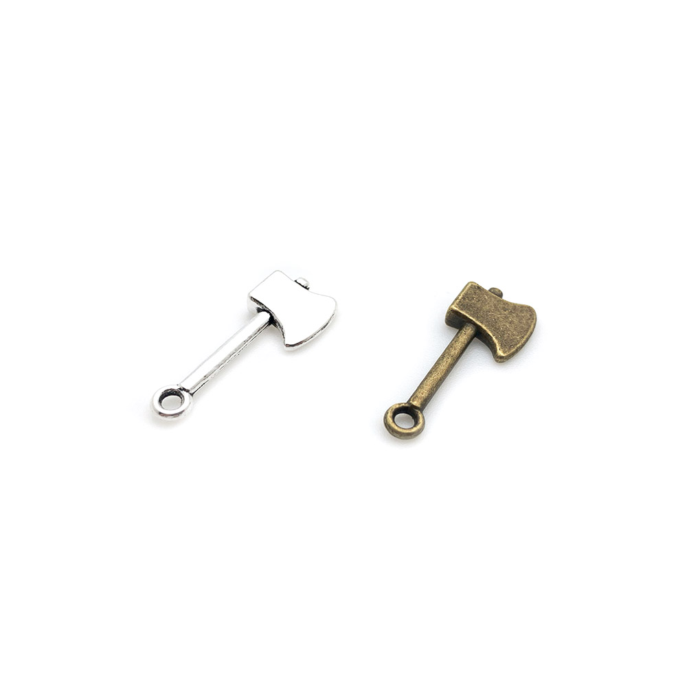 Single-hole zinc alloy jewelry accessory with hanging axe Y0429 Application Scenario