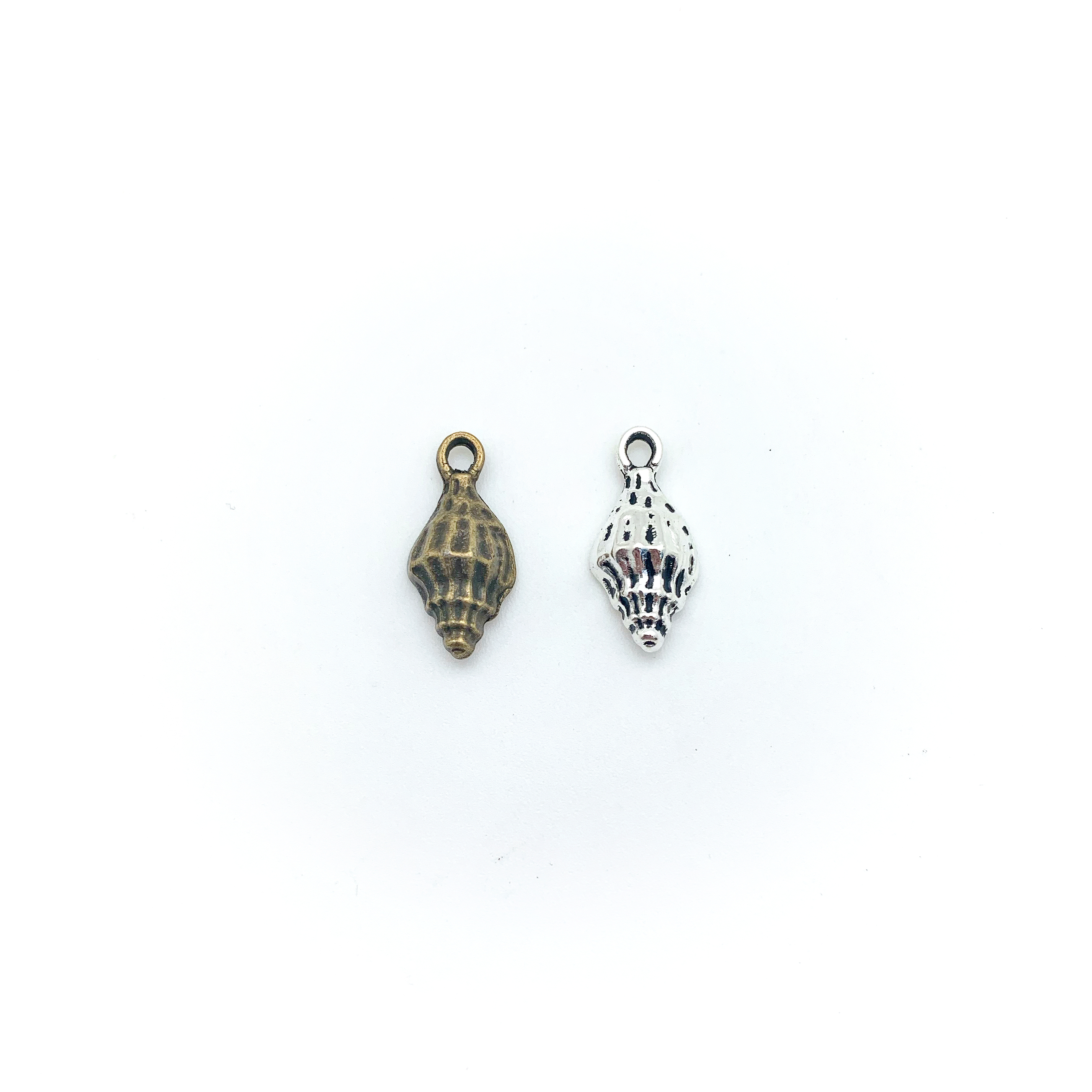 Single hole con colgante concha de aleación de zinc accesorios de ornamento Y0687 details Picture