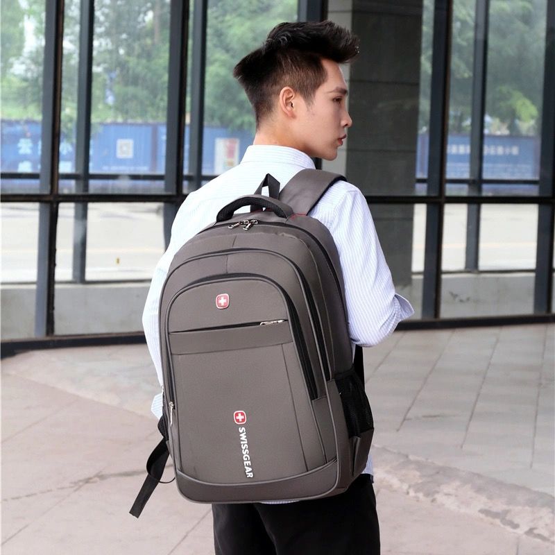 高级品质背包男2022新款双肩包大容量旅游电脑包学生书包潮流韩版详情图3