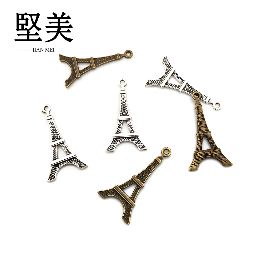 Single hole band hanging torre eiffel zinc alloy accessories accessories Y0719