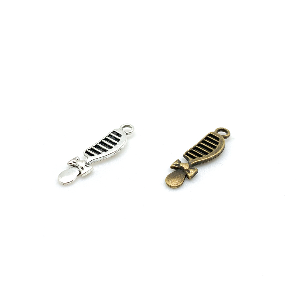 Single-hole comb with hanging head zinc alloy jewelry accessory Y0725 Application Scenario