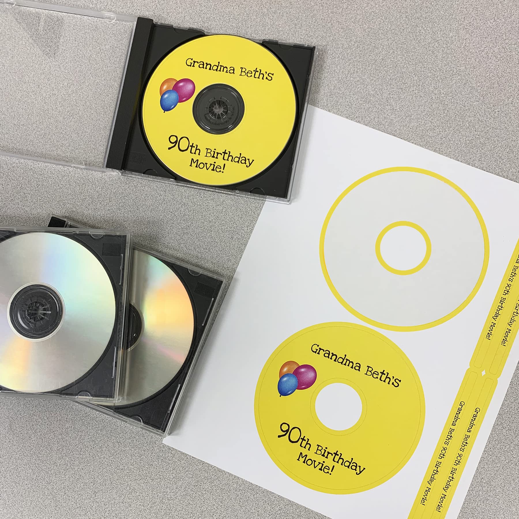 CD 光盘贴/DVD光盘贴/VCD光盘贴细节图