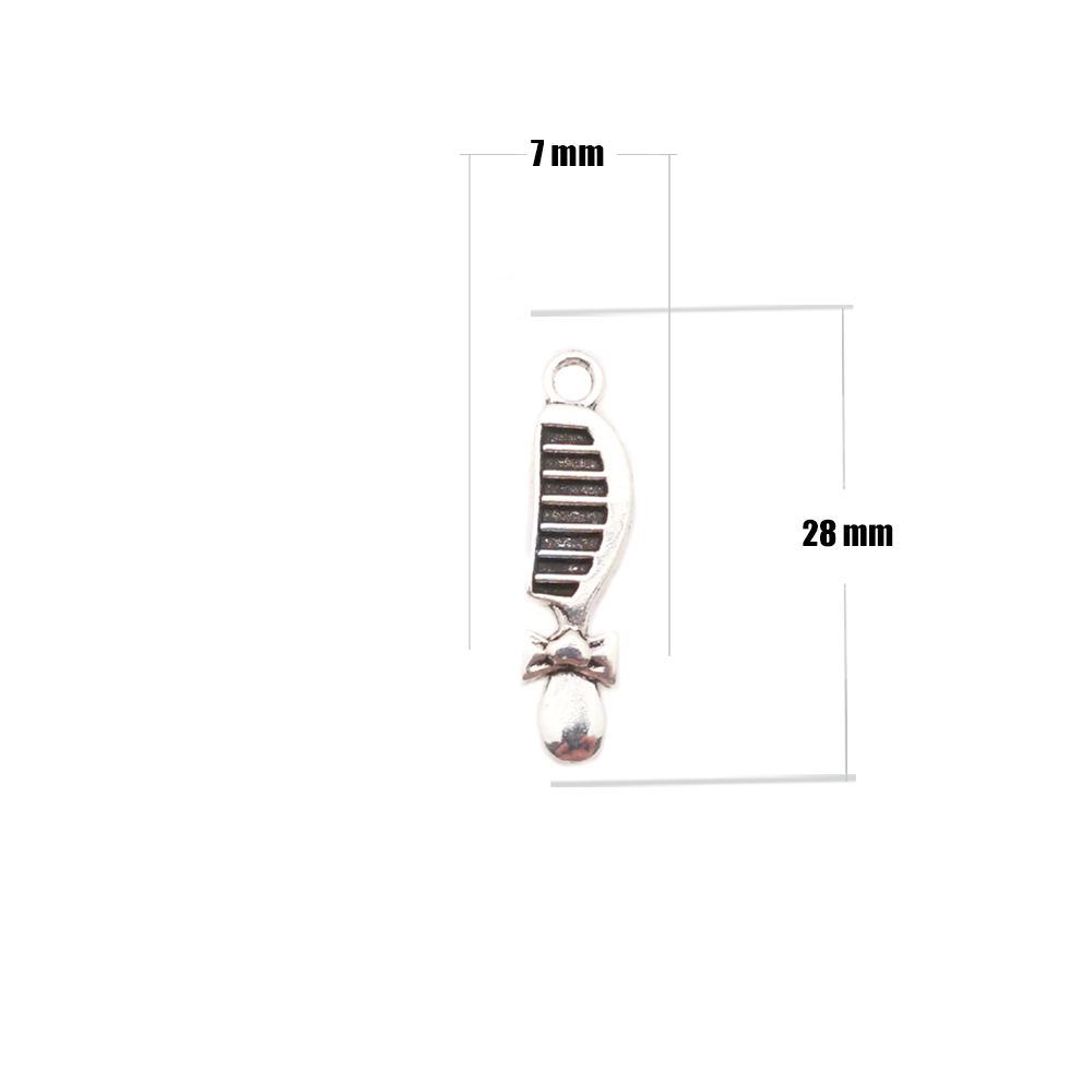 Single-hole comb with hanging head zinc alloy jewelry accessory Y0725 Item Picture