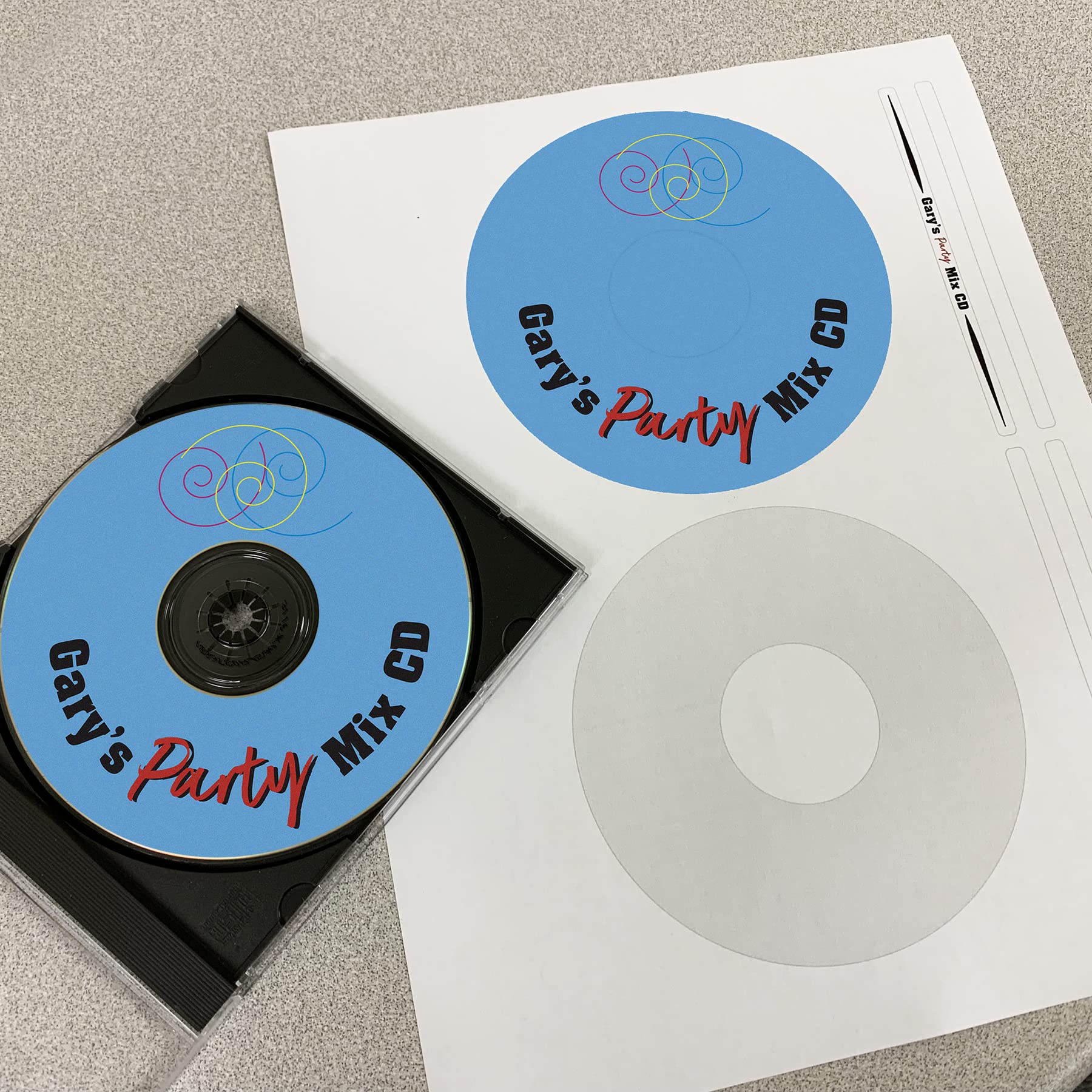 CD 光盘贴/DVD光盘贴/VCD光盘贴产品图