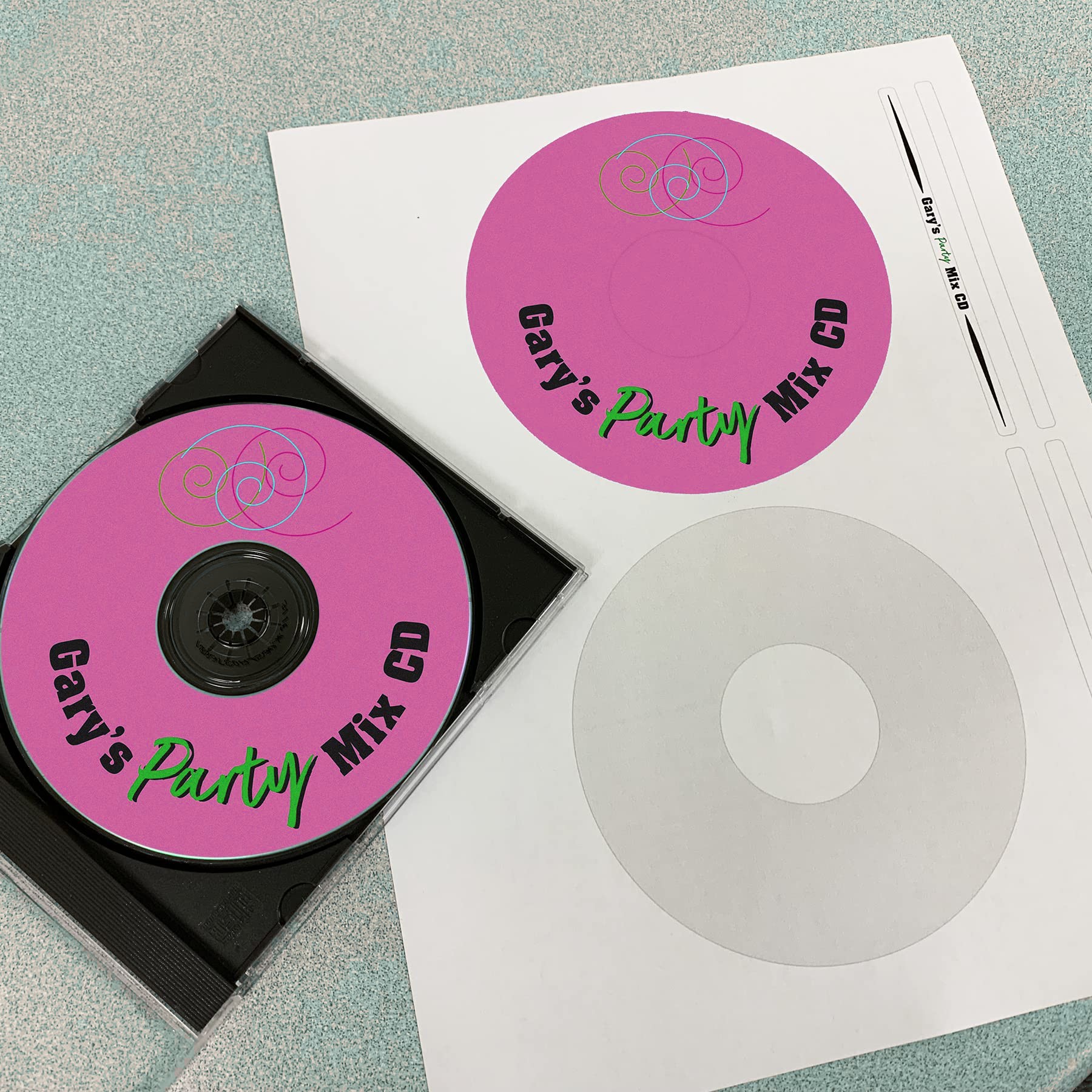 DVD光盘贴/CD光盘贴/VCD光盘贴产品图