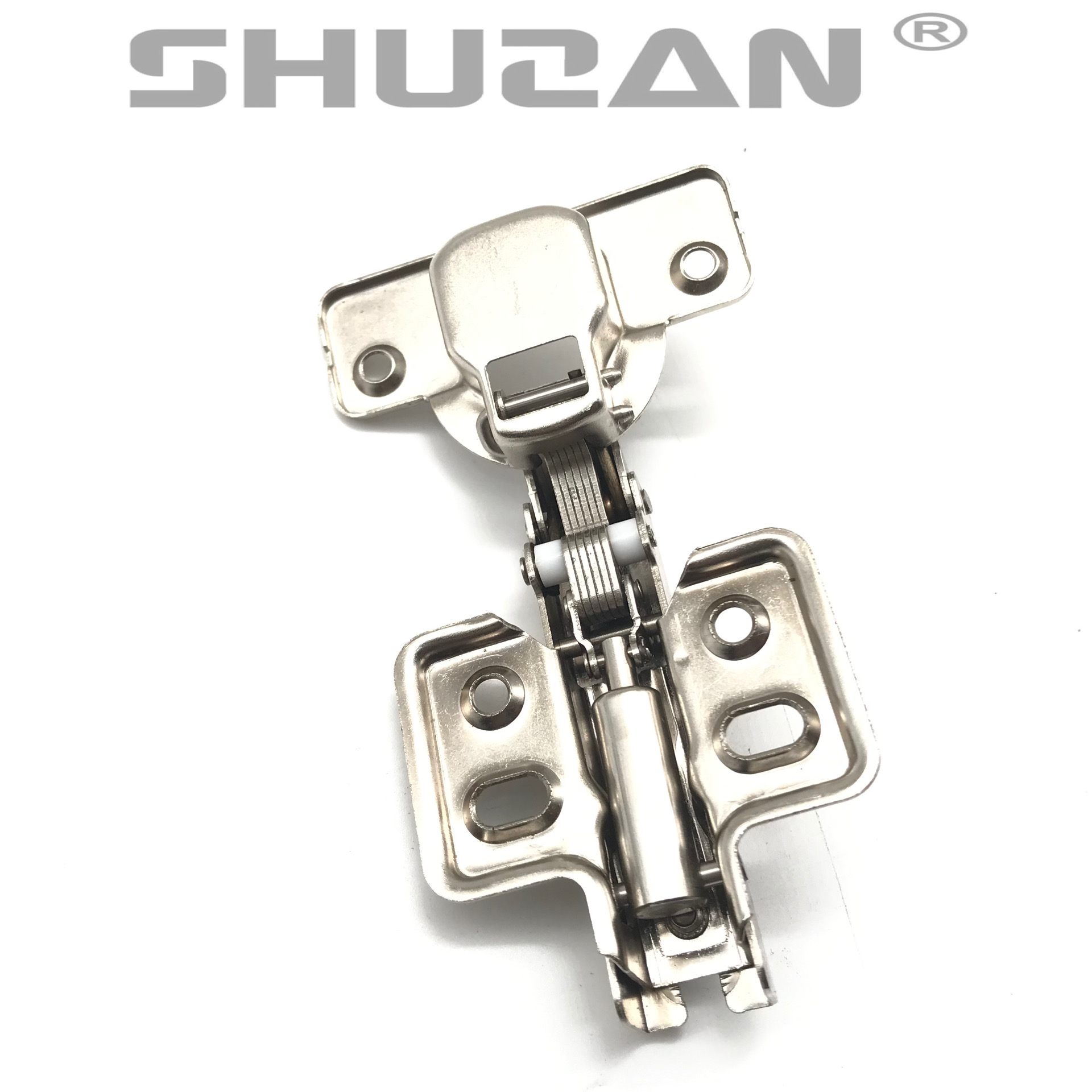 Shuyuanfeng Hardware Hydraulic Hinges 304 stainless Steel Door hinges Buffer Damping Cabinet and wardrobe Door Silent Hydraulic Hinges Factory Direct sales Item Picture