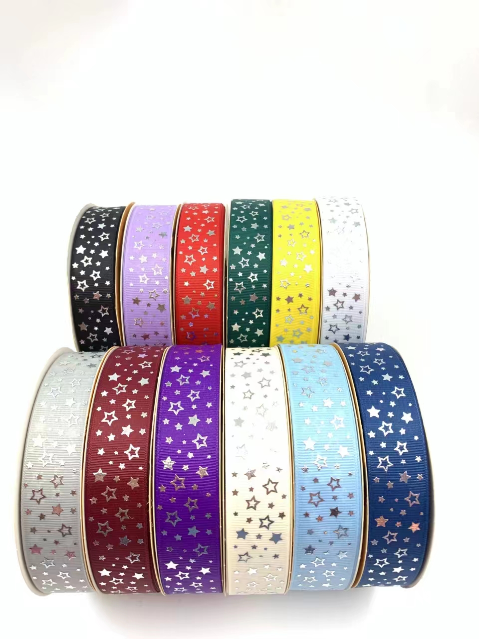 2.5cm star-shaped silver foil printing tape