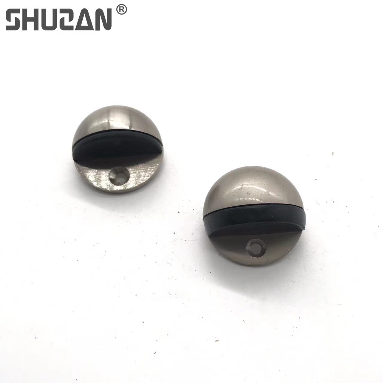 Shuzan stainless steel silent door, floor stop, door stop, furniture hardware accessories, bedroom anti-soil hanging door handle, special for Yemen details Picture