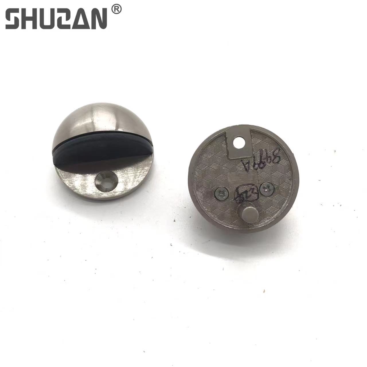 Shuzan stainless steel silent door, floor stop, door stop, furniture hardware accessories, bedroom anti-soil hanging door handle, special for Yemen