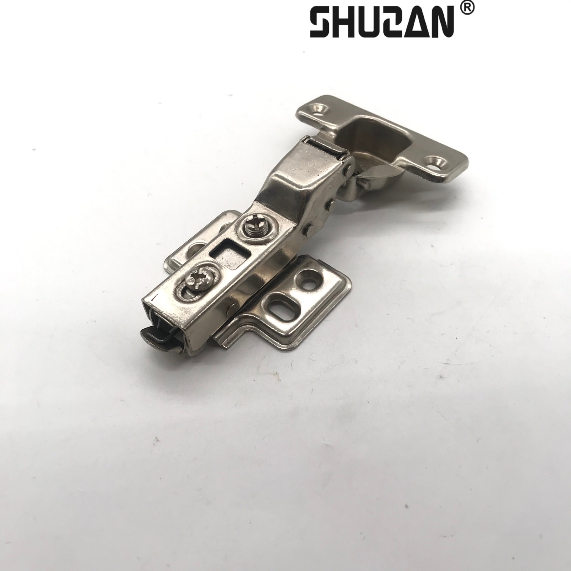 Shuzan Hydraulic hinge stainless steel Door hinge Cabinet Door Hydraulic Hinge No. 3 Silent buffer furniture accessories Factory direct sales