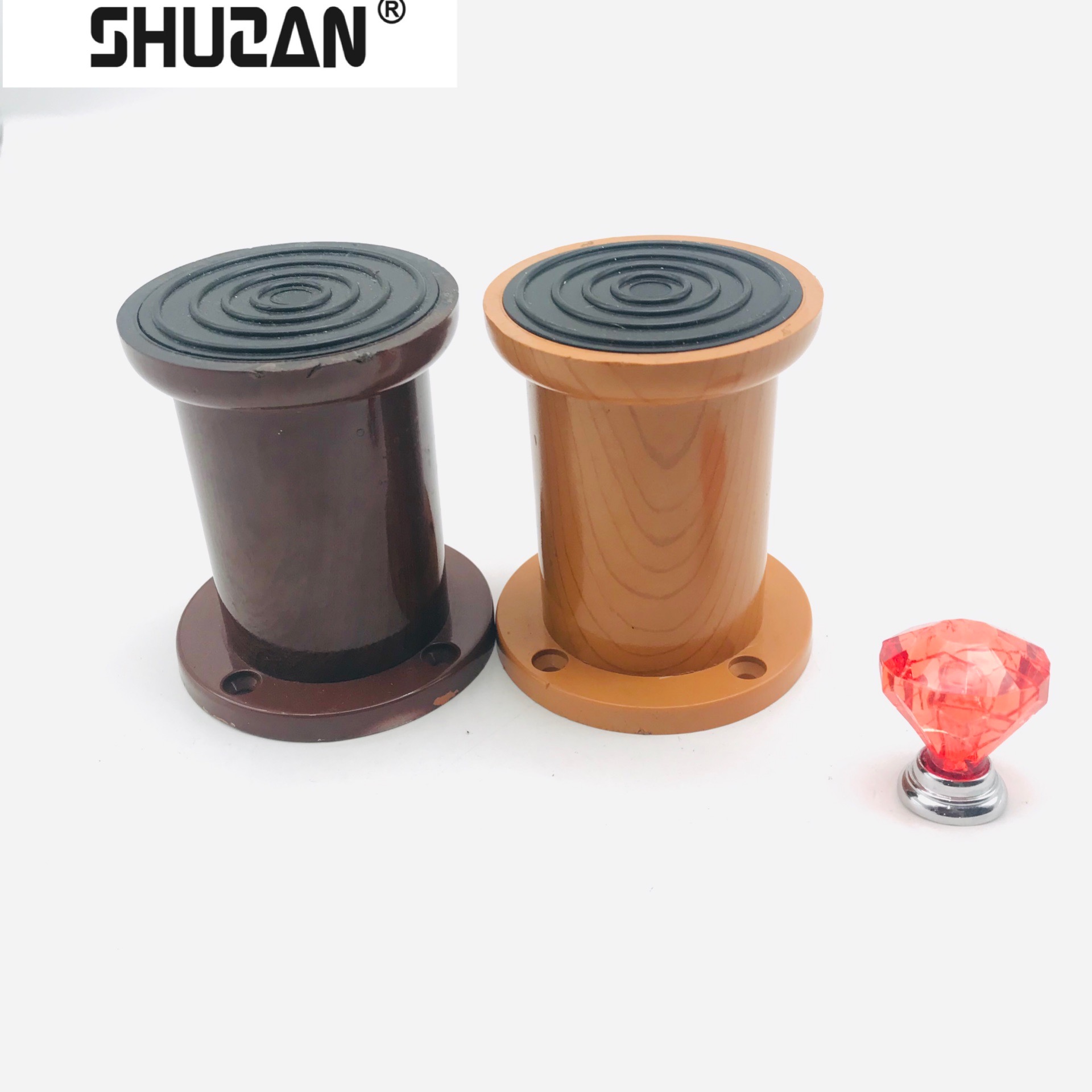 舒赞 沙发脚柜脚家具五金配件茶几脚卫生间柜脚可定制隐形门磁吸木制櫈子腿