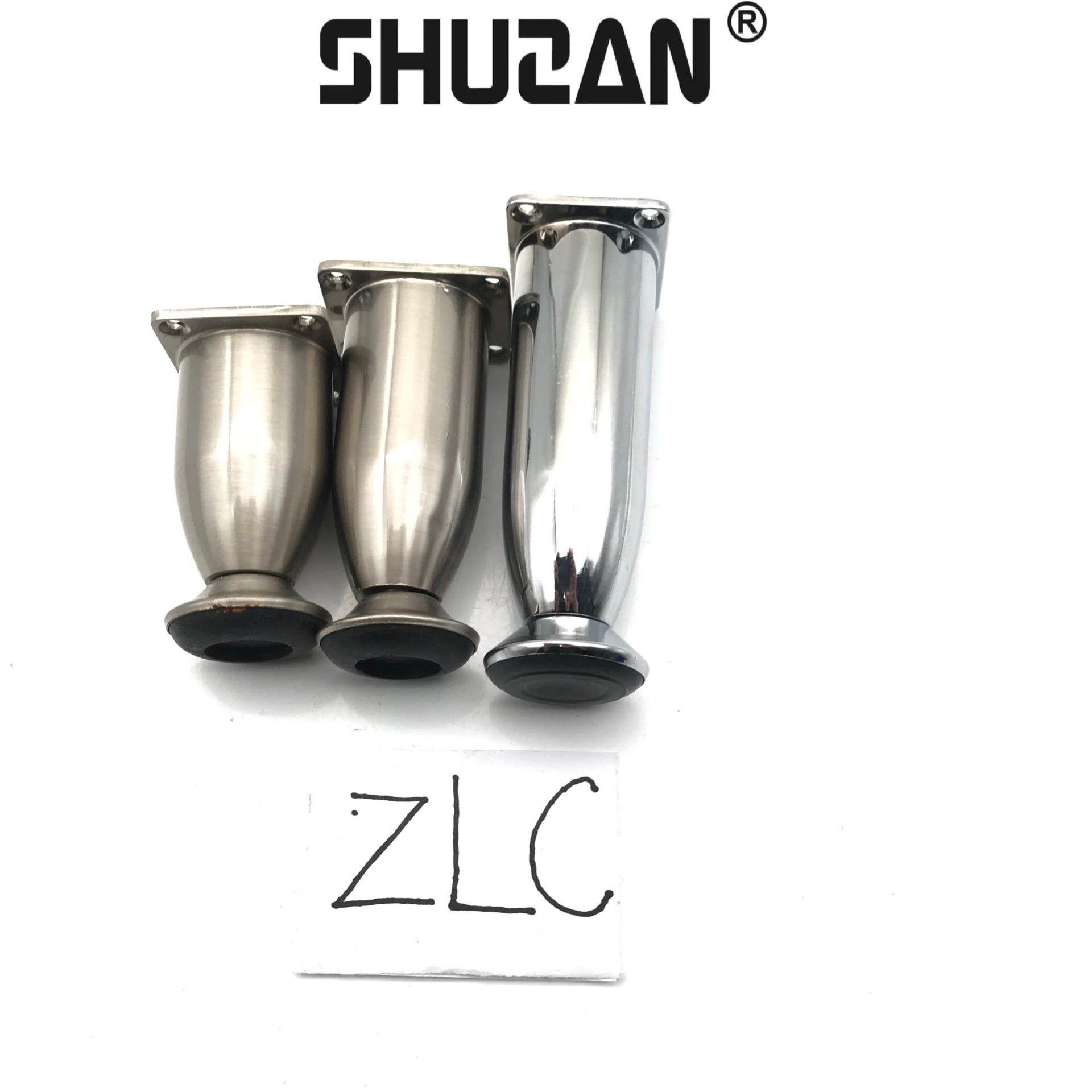 舒赞 定制款加厚不锈钢沙发脚柜脚 厂家直销酒杯脚橱柜脚家具五金配件可调高度