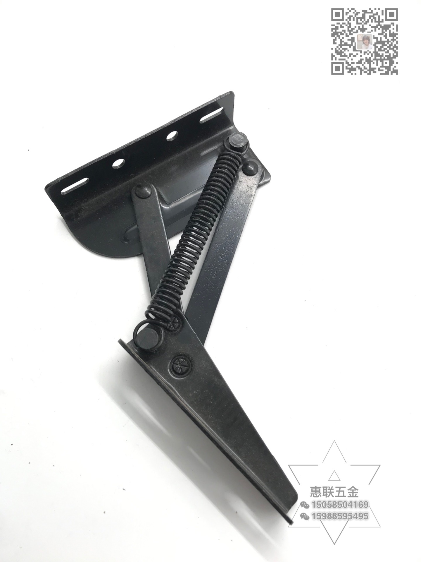 Shuzan hydraulic hinge door hinge 3 hinge cabinet top flip hinge sofa furniture connection storage cabinet support