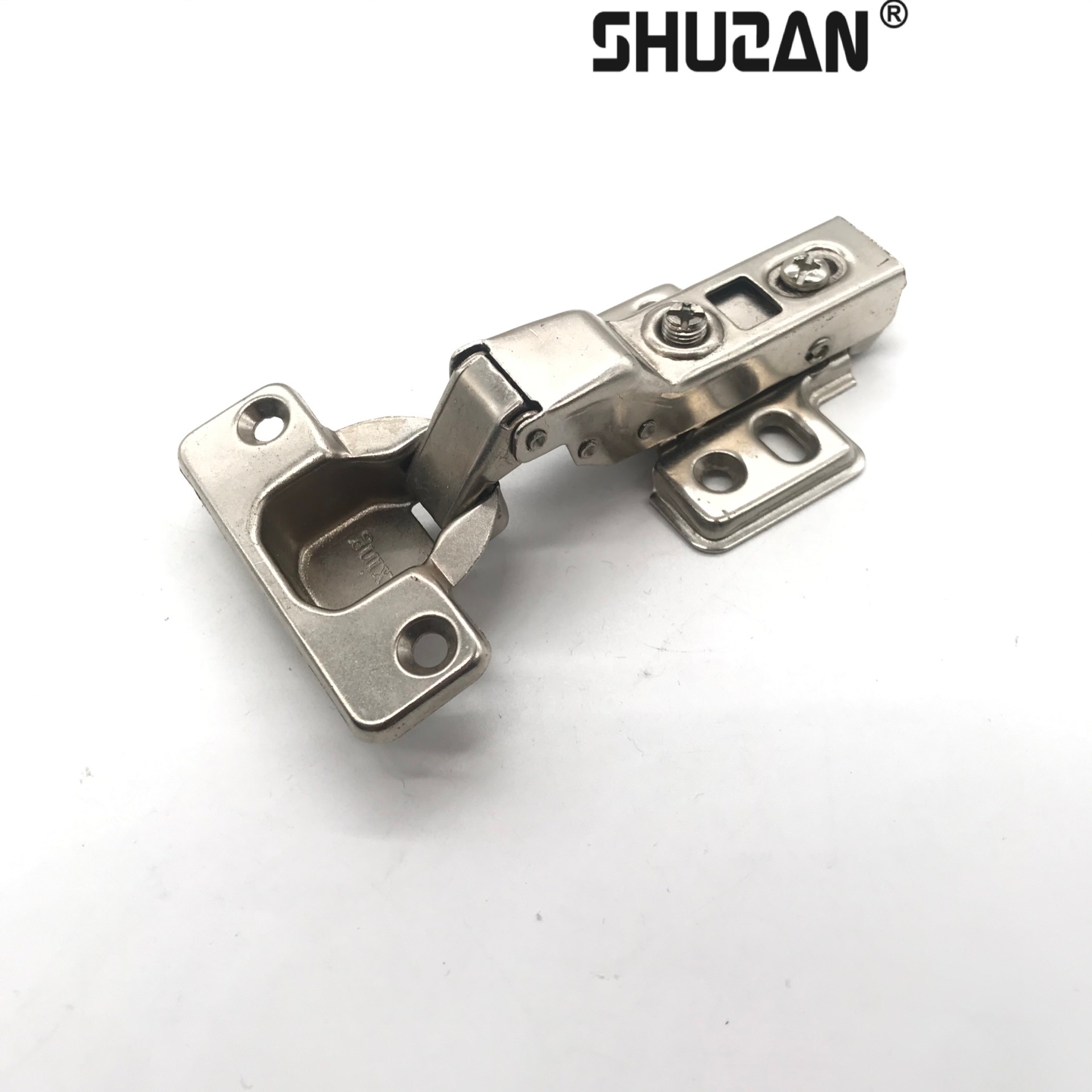 Shuzan Hydraulic hinge stainless steel Door hinge Cabinet Door Hydraulic Hinge No. 3 Silent buffer furniture accessories Factory direct sales details Picture