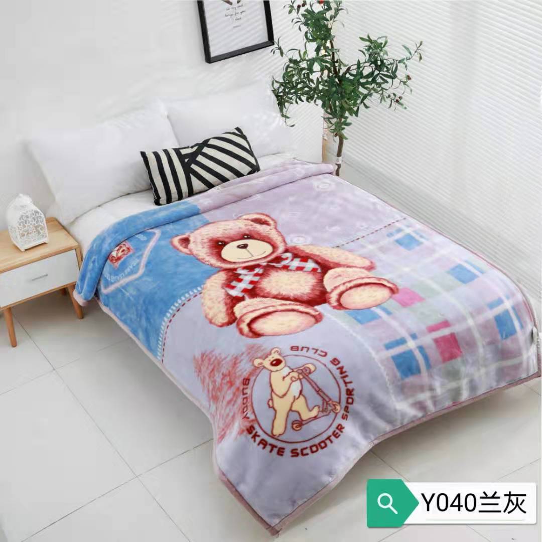 2025 New style mink fleece casual children's blanket, infant cloud children's blanket, cartoon air-conditioned baby thickened small cover blanket, student blanket, Christmas season blanket Specification image