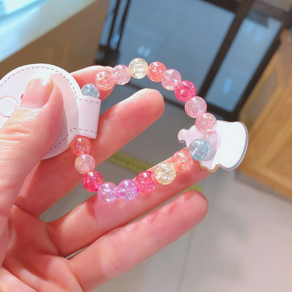 信望饰品儿童手链卡通冰雪宝宝公主手串首饰手镯女童可爱饰品女孩生日礼物详情图3