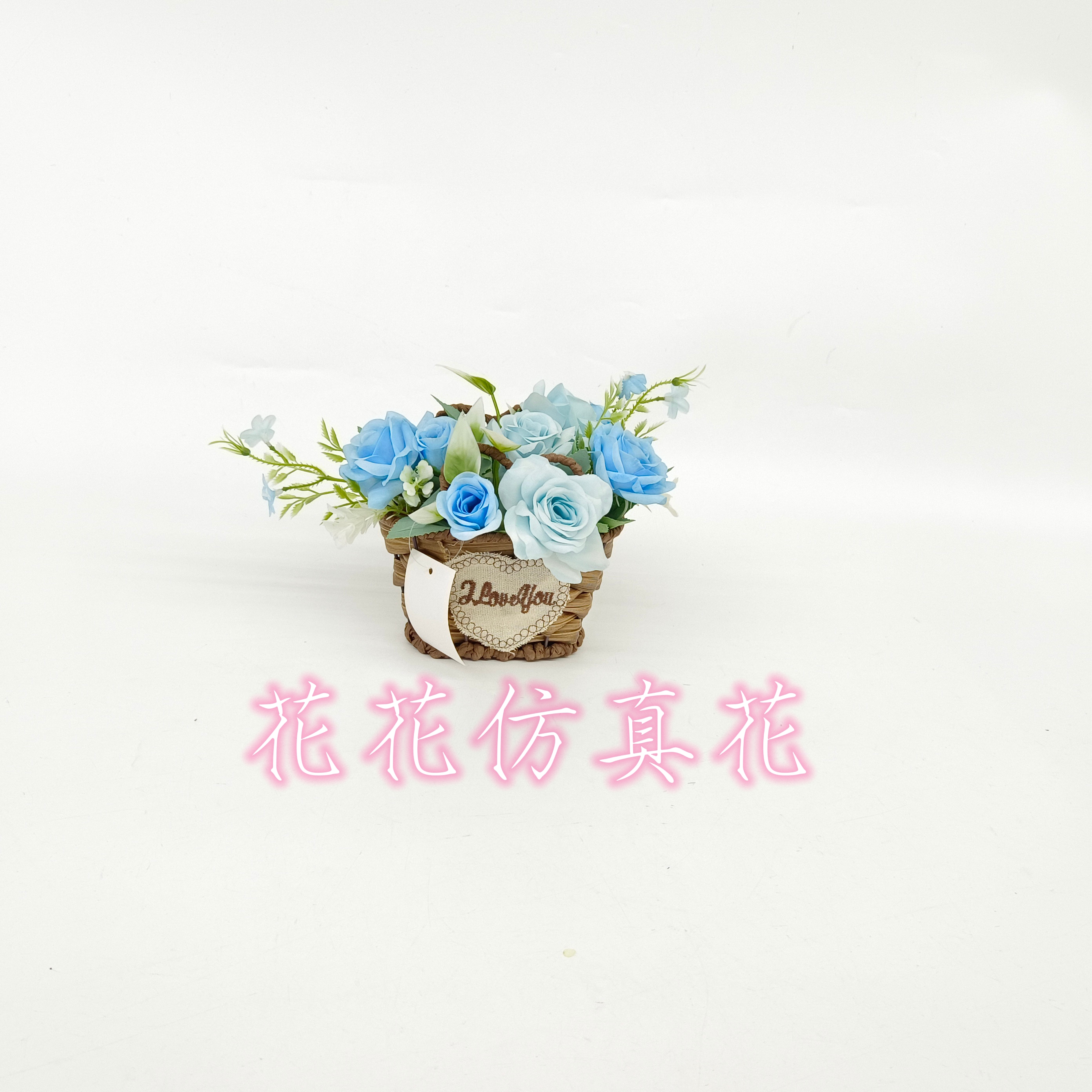 仿真花/盆景/假花白底实物图