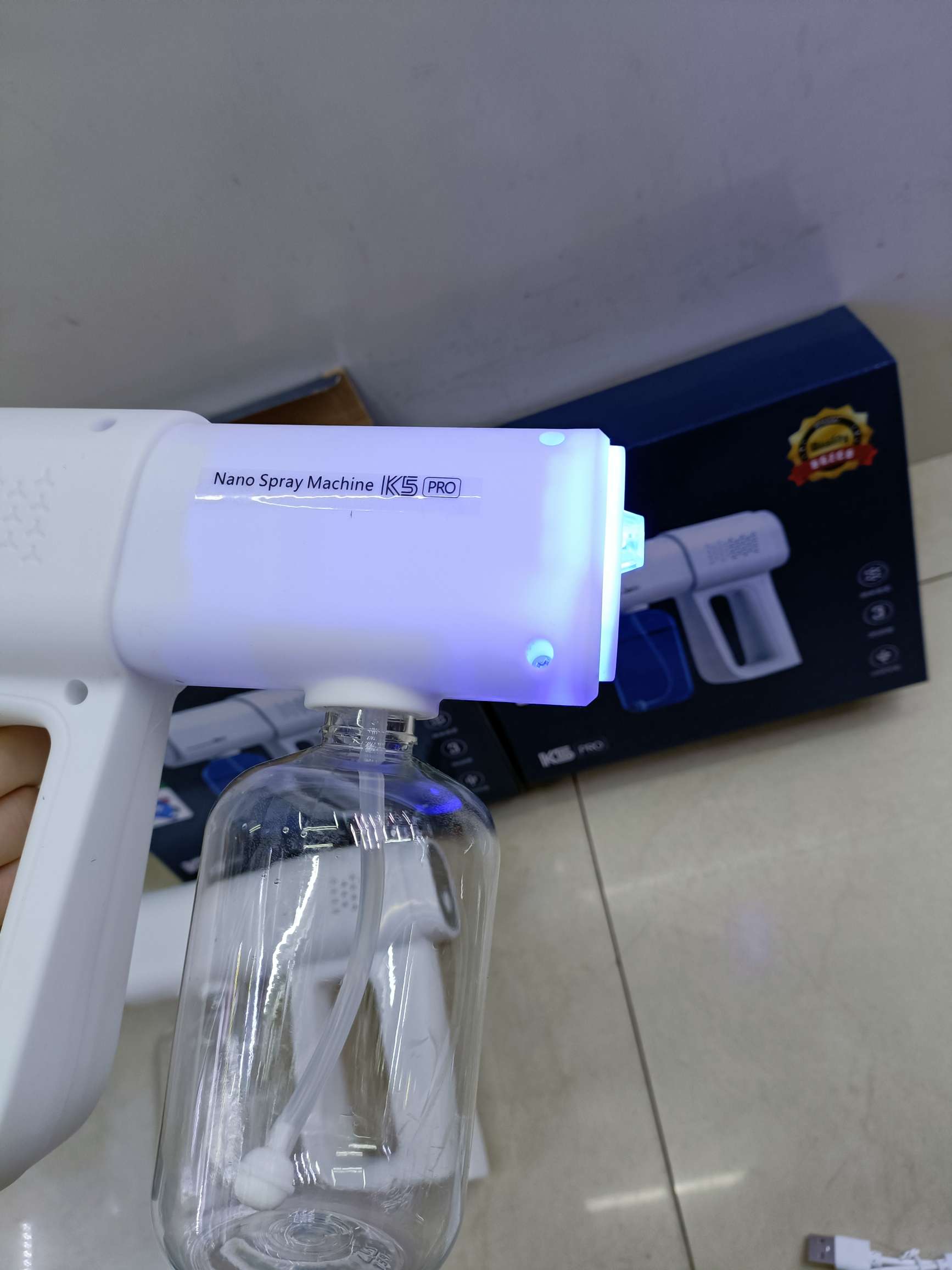 喷雾 三档调节USB充电 蓝光详情图6