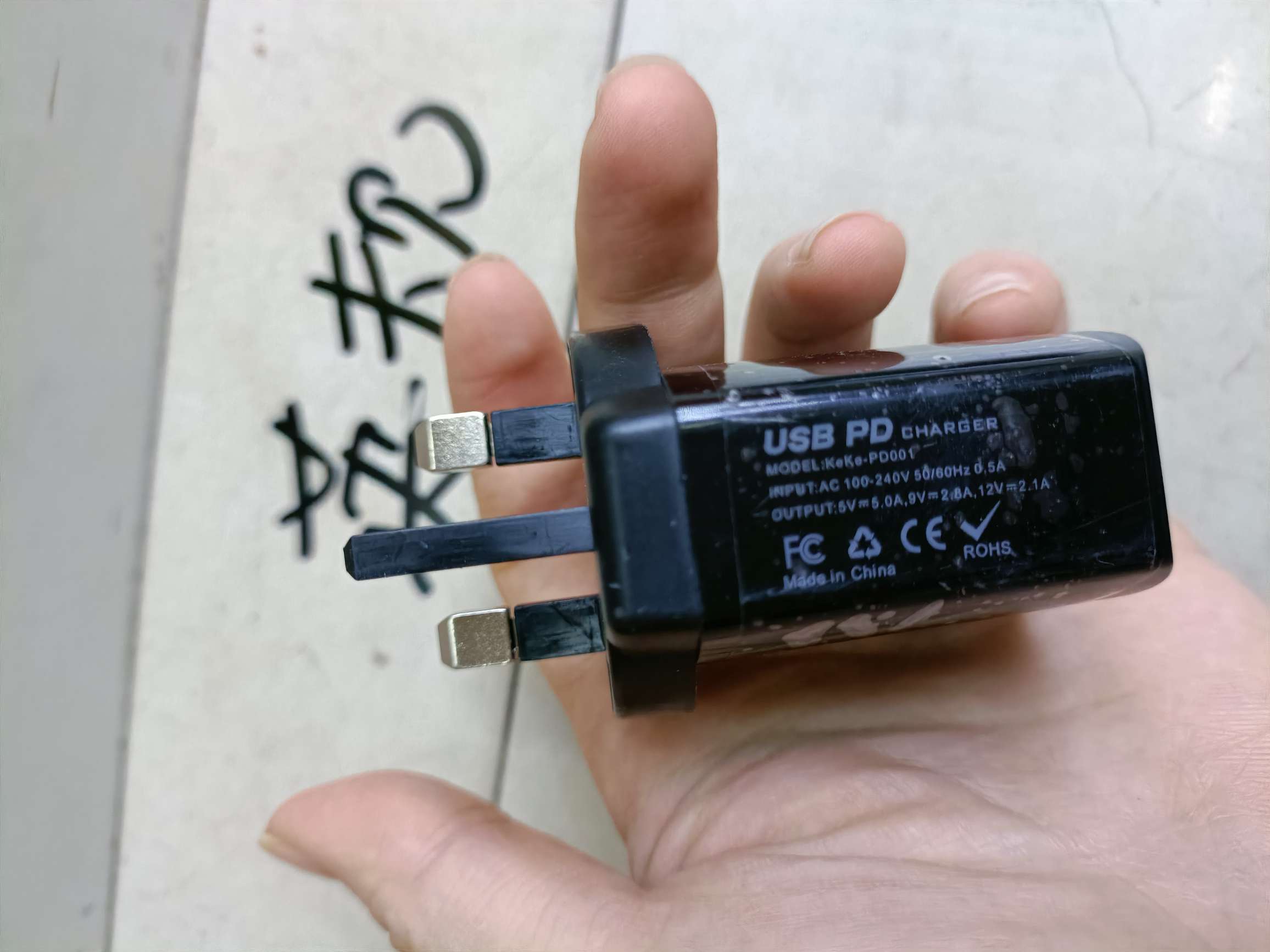 Round center A+C charging head USB+PD mobile phone charger, US standard/European standard/UK standard detail image 13