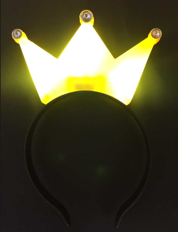 New Crown Flash head buckle, large party supplies, flash off party glowing toys, flash toys Specification image