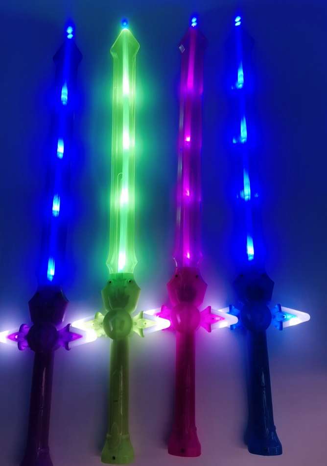 New factory direct sales amusement park flashing light sound foil children's play toy, Children's Day gift Specification image