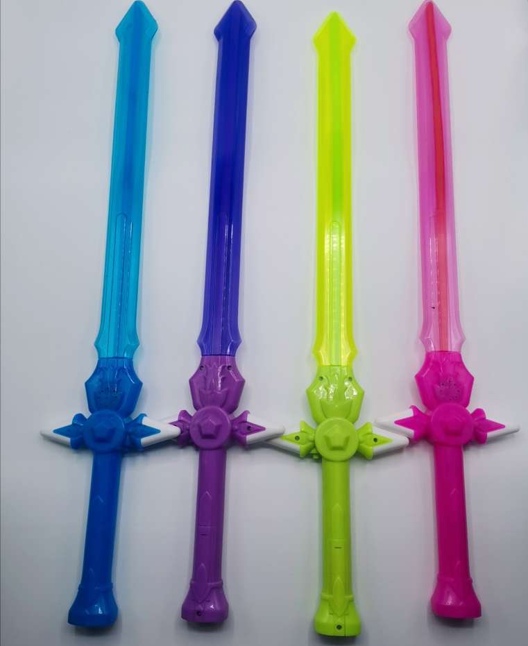 New factory direct sales amusement park flashing light sound foil children's play toy, Children's Day gift Application Scenario