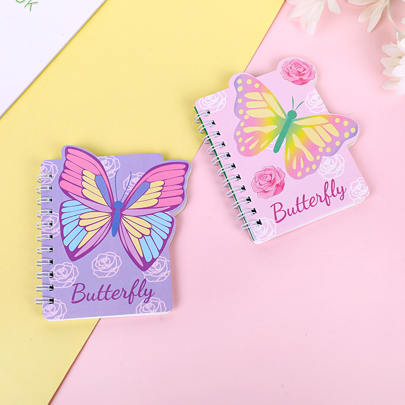 weibo Weibo Creative Cartoon Coil Notebook, Student Butterfly Portable Notebook, Cute Children's Small Gift Application Scenario