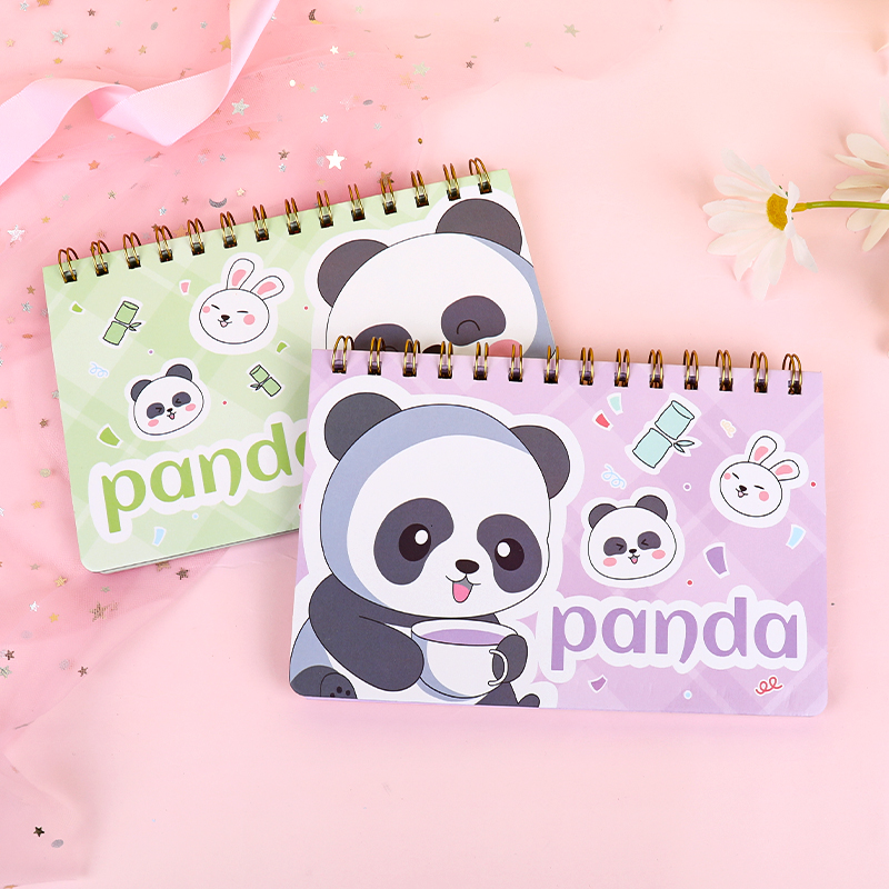 weibo Weibo Creative Cartoon Coil Notebook, Student Panda Portable Notebook, Cute Children's Small Gift Stationery details Picture