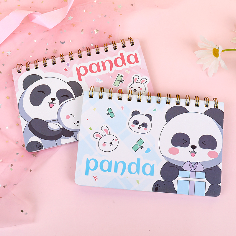 weibo Weibo Creative Cartoon Coil Notebook, Student Panda Portable Notebook, Cute Children's Small Gift Stationery Specification image