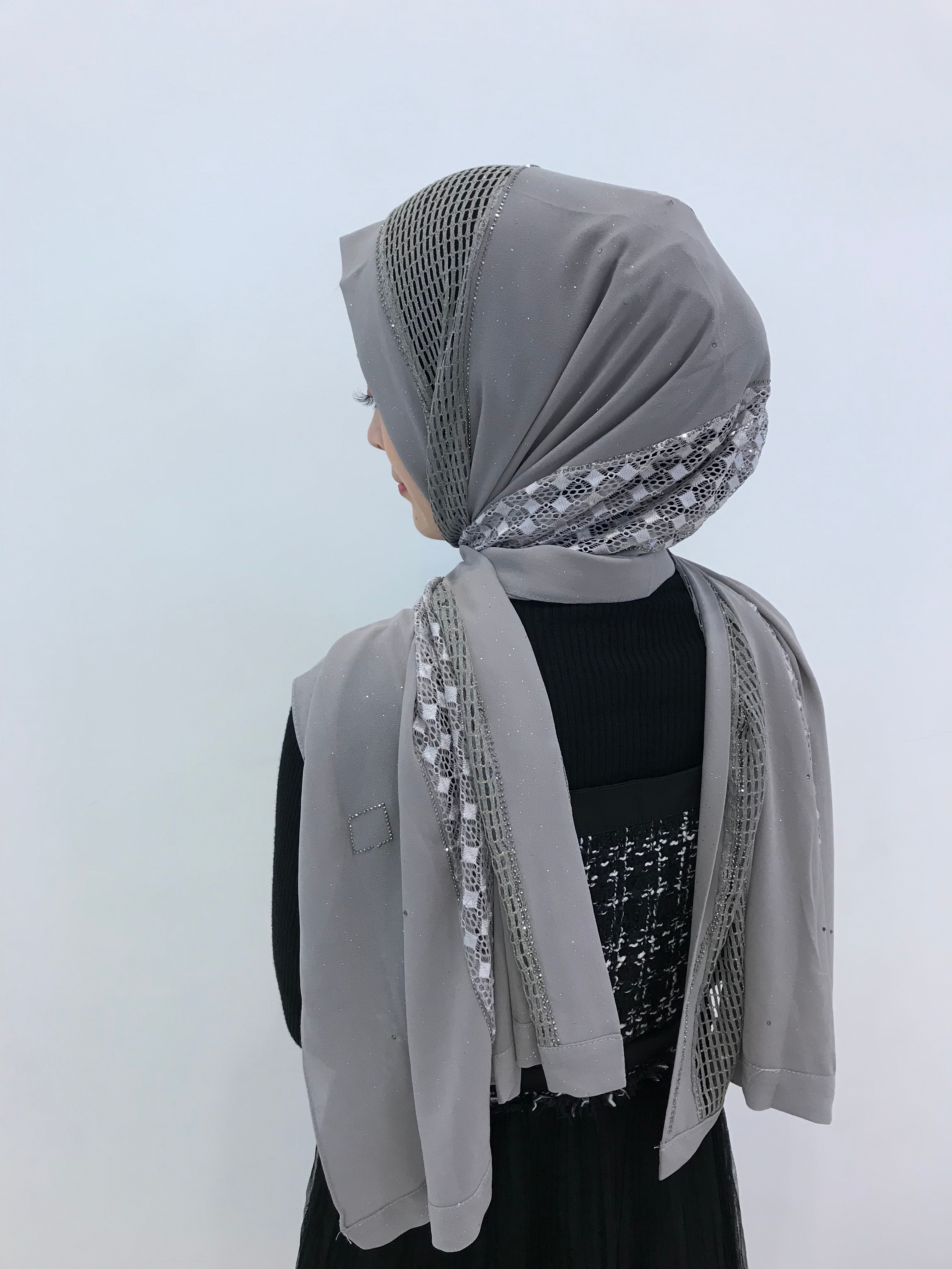 雪纺文斌款烫方块钻