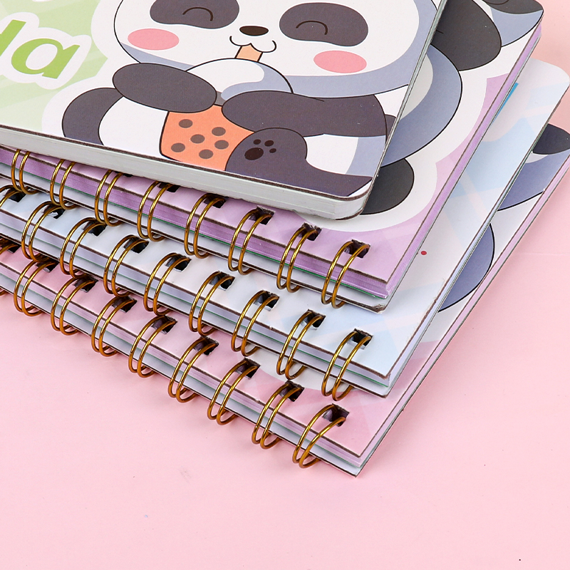 weibo Weibo Creative Cartoon Coil Notebook, Student Panda Portable Notebook, Cute Children's Small Gift Stationery Application Scenario