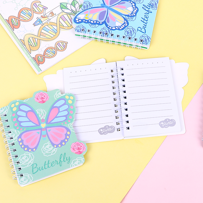weibo Weibo Creative Cartoon Coil Notebook, Student Butterfly Portable Notebook, Cute Children's Small Gift Item Picture