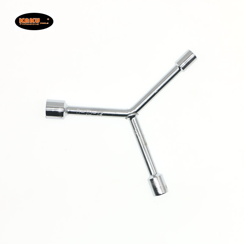 三叉扳手 轮胎扳手 套筒扳手 扳手 规格8-19MM图