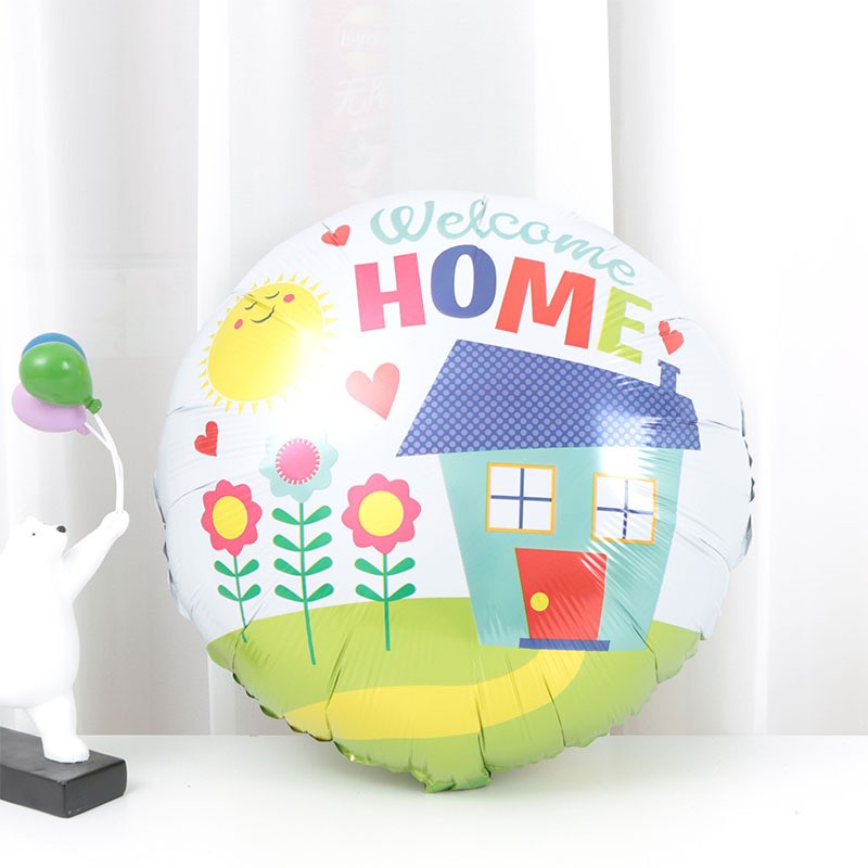 跨境电商welcome home欢迎回家字母气球派对气球欢迎仪式铝膜气球