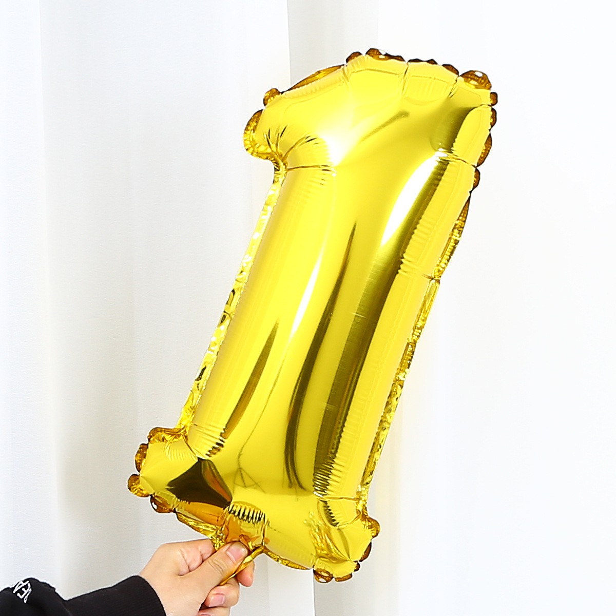 0-9 金色 16寸金色银色玫瑰金黑色铝箔数字气球 生日套餐婚庆布置用品铝膜气球小号详情图4