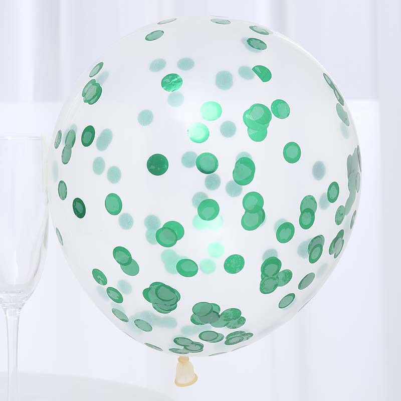 亮片乳胶气球/生日派对装饰/婚礼浪漫布置白底实物图