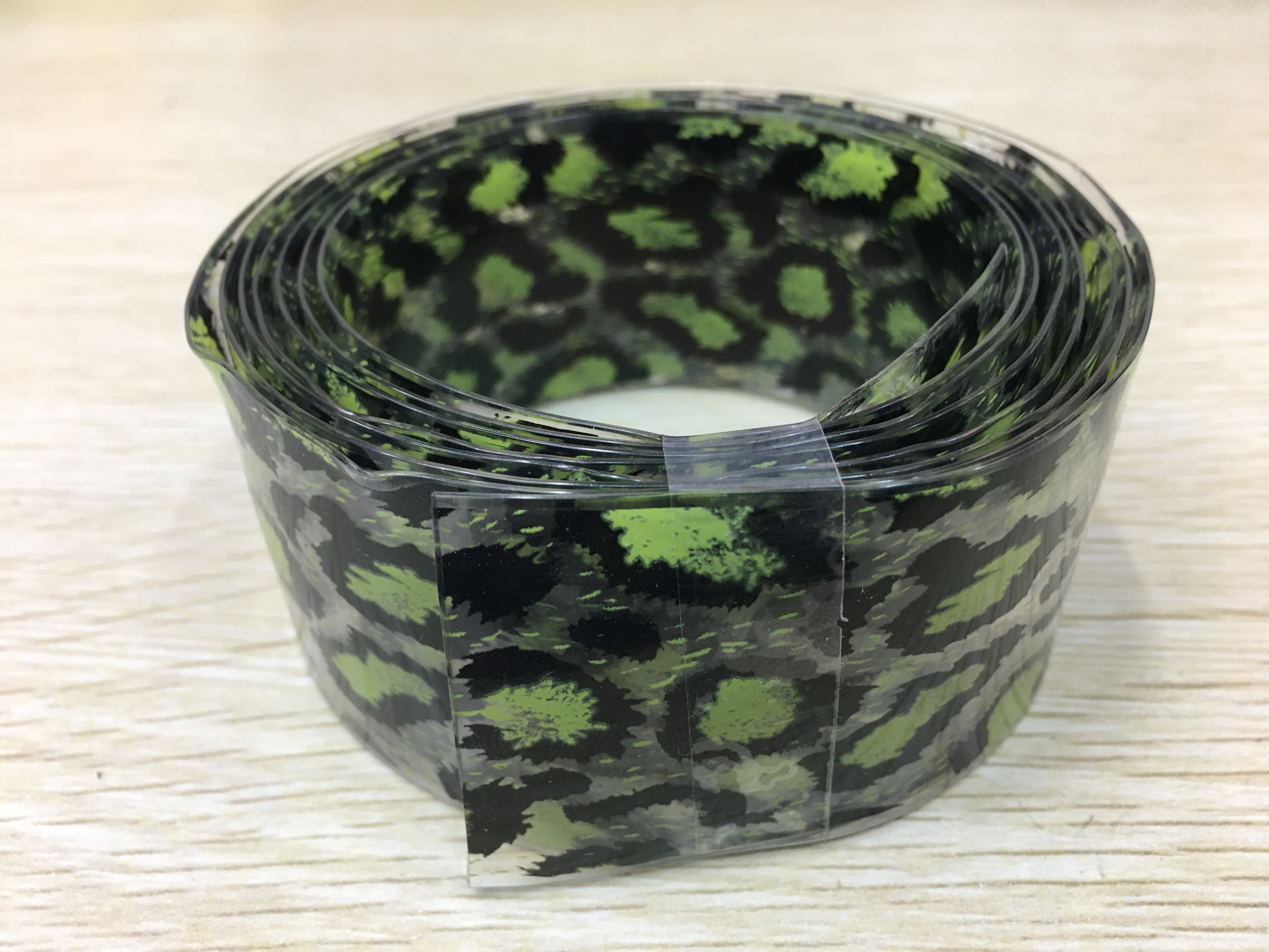 时尚PVC透明转印腰带条#水钻抽条